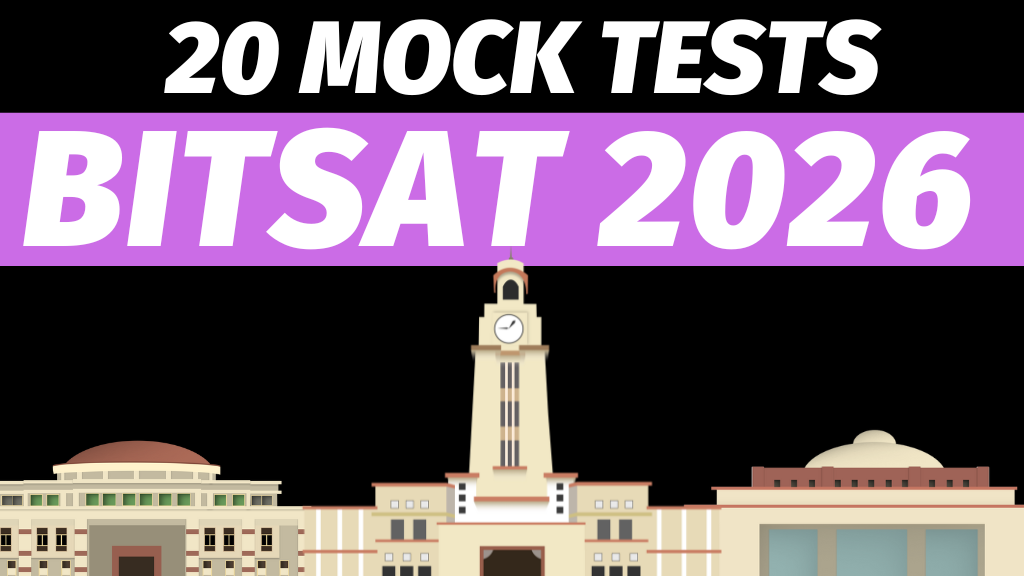 20 Mock Tests for BITSAT 2026